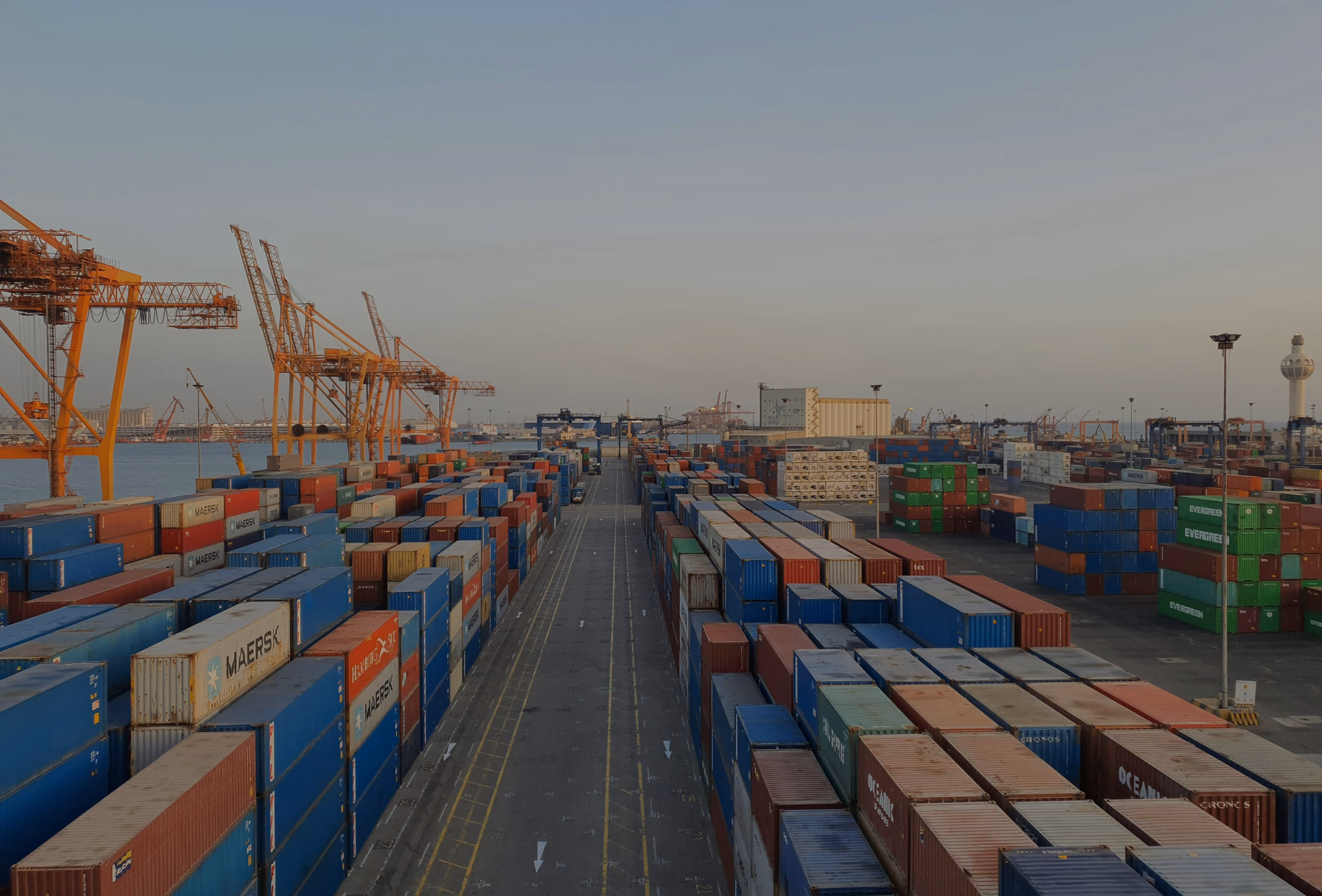 Logistics network artwork