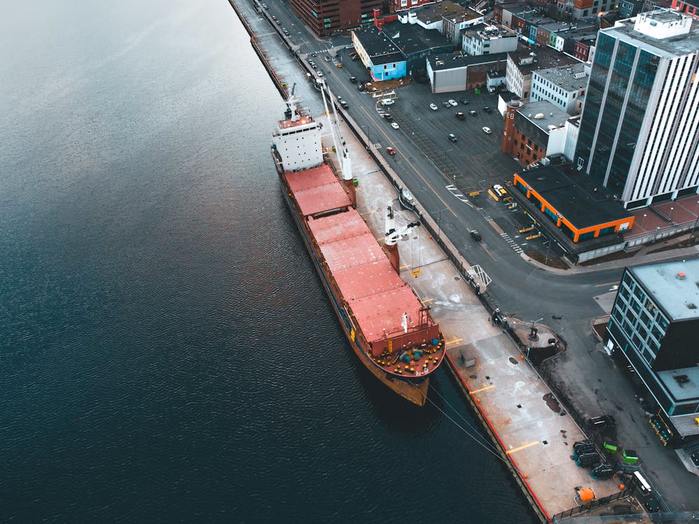 Vessel at sea